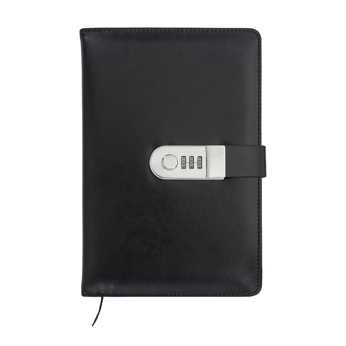R02336.02 - Zestaw notes z szyfrem i długopis Windsor, czarny