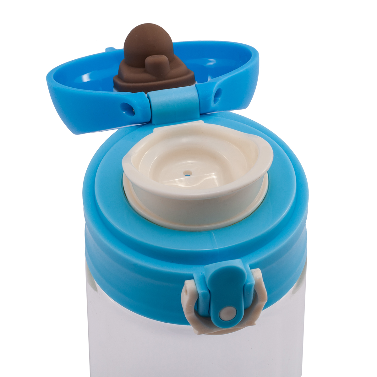 R08284.28 - Butelka szklana Abisko 280 ml, jasny niebieski 