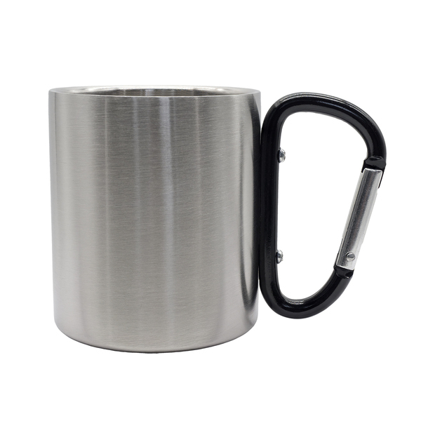 R08464.02 - Kubek stalowy Denali 220 ml, czarny