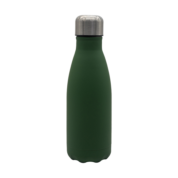 R08493.51 - Butelka stalowa Madison 500 ml, ciemny zielony