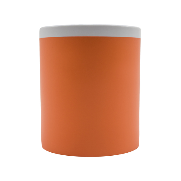 R85326.15 - Kubek ceramiczny Velutti 350 ml, pomarańczowy