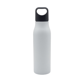 R08172 - Butelka stalowa Bary 800 ml, biały 
