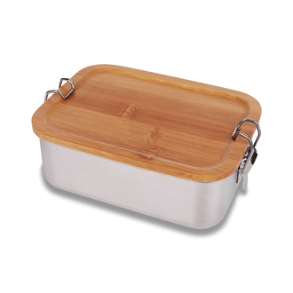 R08208 - Stalowy lunch box 800 ml Somerton, srebrny 