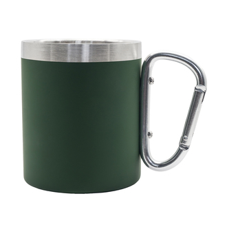 R08463 - Kubek stalowy Magaro 300 ml, ciemny zielony 
