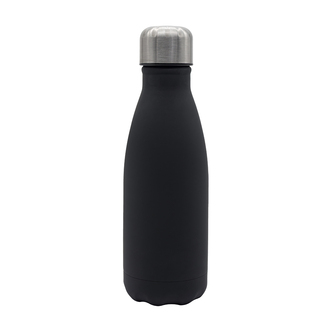 R08493 - Butelka stalowa Madison 500 ml, czarny 