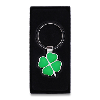 R73188 - Brelok Clover Luck, zielony/srebrny 