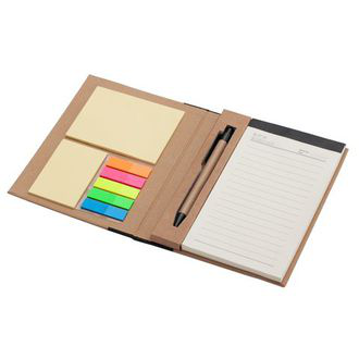 R73661 - Notes memo 100x180/70k linia Kraft Paper, czarny/beżowy 