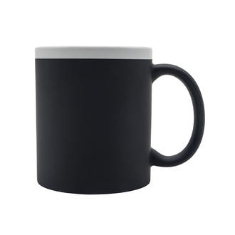 R85326 - Kubek ceramiczny Velutti 350 ml, czarny 