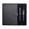 R17022.02 - Zestaw upominkowy z kablem USB 2w1 Davos, czarny