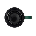 R85324.51 - Kubek ceramiczny Velluto 350 ml, ciemny zielony